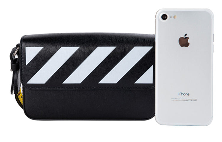 Off-White 21 Twill Series Stripe Zipper Black OMNM004R21LEA0011001