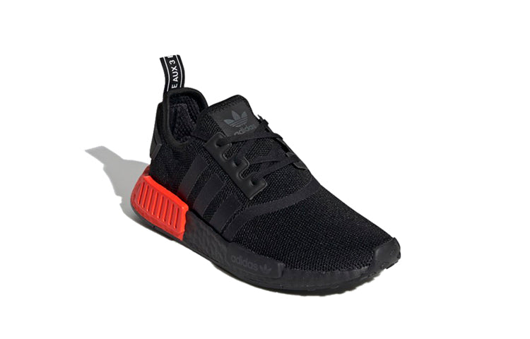 (GS) adidas NMD_R1 J 'Black Red' EE6676