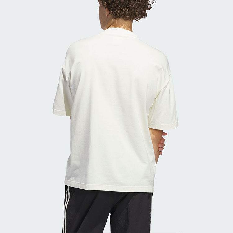 adidas Basketball Classic T-shirt Asia Sizing 'Ivory' IR6383