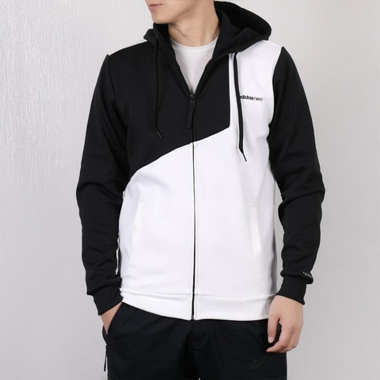 adidas Clover Men's Sportswear Hooded Knitted Casual Jacket DM2170
