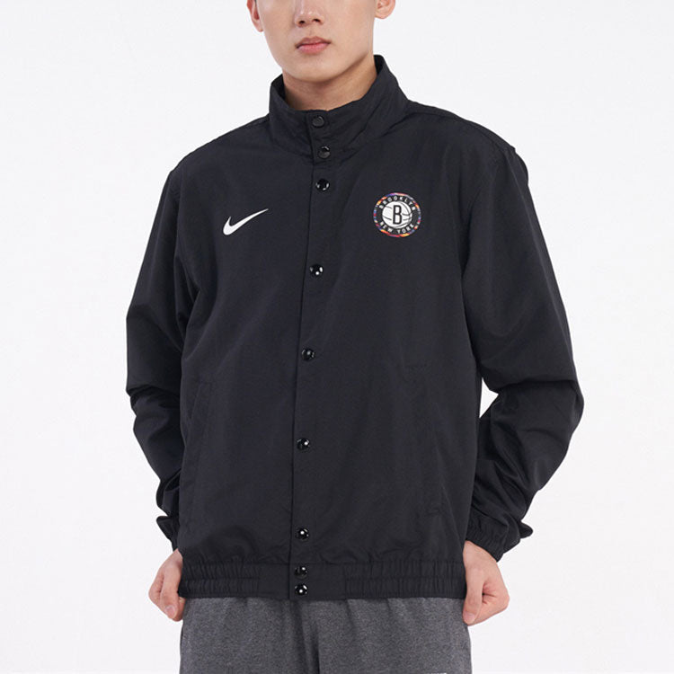 Nike Brooklyn Nets Sports Logo Jacket Black CD3037-010