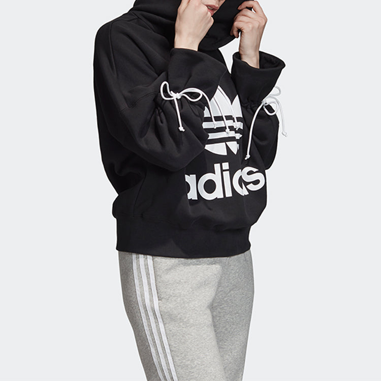 (WMNS) adidas originals Sports Fleece Lined Loose Black EC1897