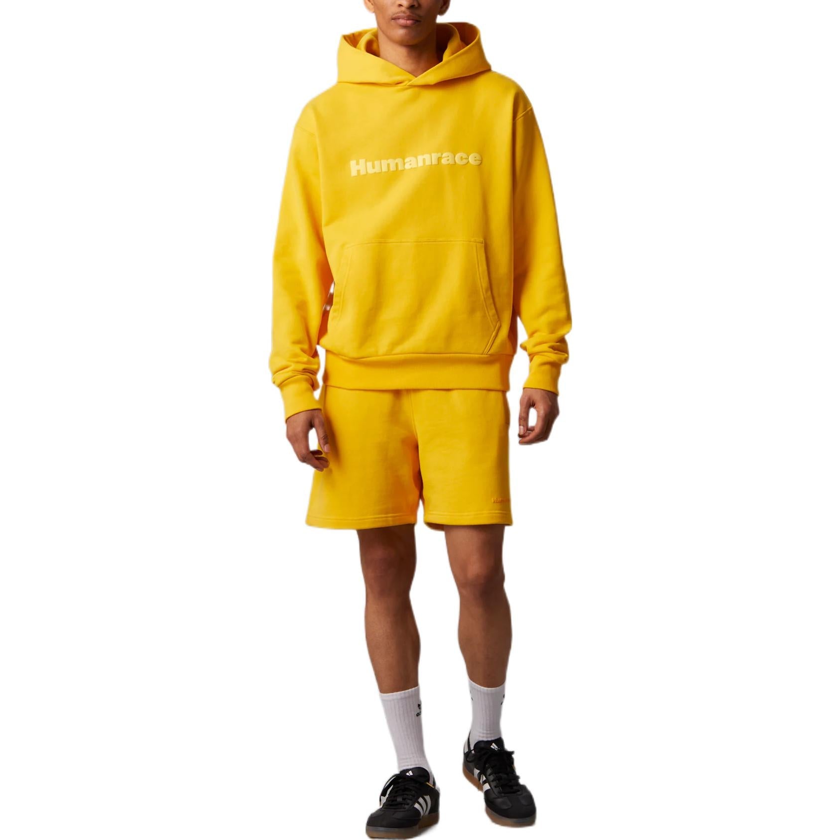 adidas x Pharrell Humanrace Logo Hoodie 'Yellow' HG1817