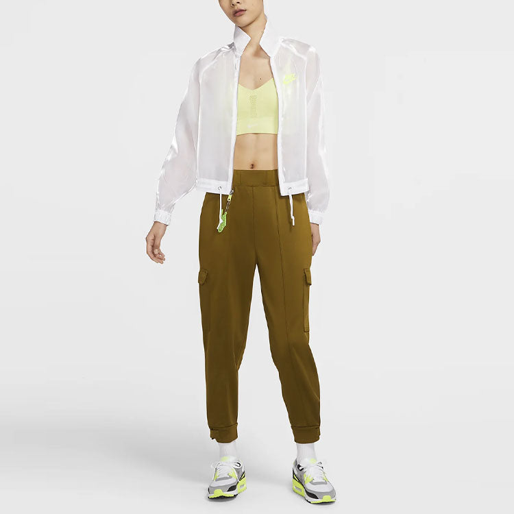 (WMNS) Nike Air Athleisure Casual Sports Jacket White CU5545-100