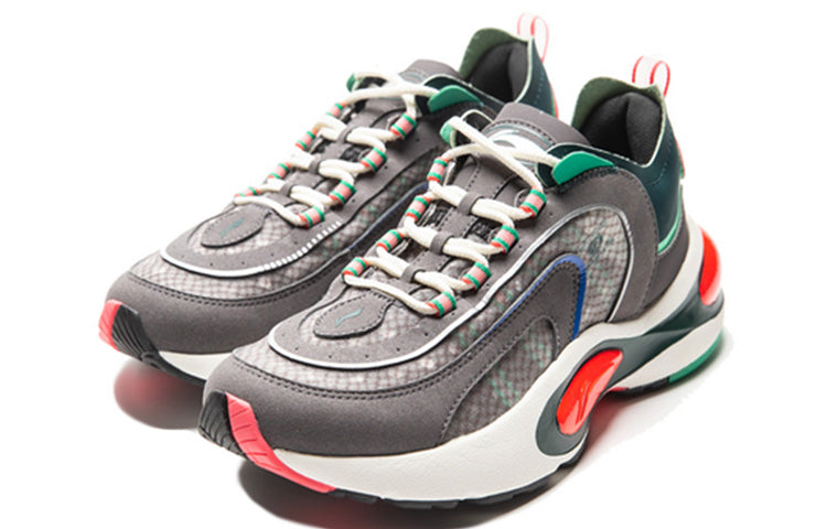 (WMNS) Li-Ning V8 'Grey Red Green' ARHP128-3