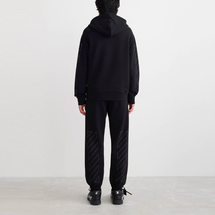 Men's Off-White SS22 Logo Loose Fit Black OMBB097C99FLE0011010