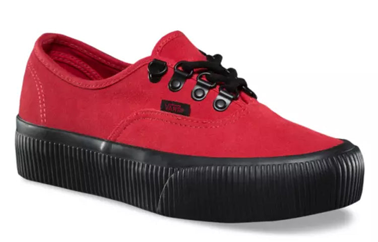 Vans Embossed Authentic Platform 2.0 Black/Red VN0A3AV8QTB