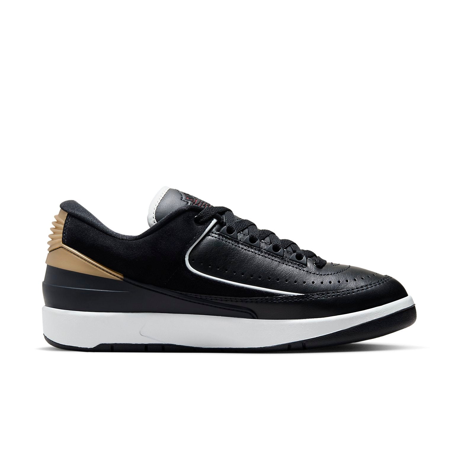 (WMNS) Air Jordan 2 Retro Low 'Black Metallic Gold' DX4401-001