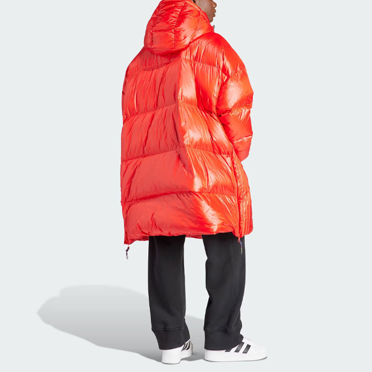 (WMNS) adidas Originals Puffed Long Jacket 'Orange' IR7118