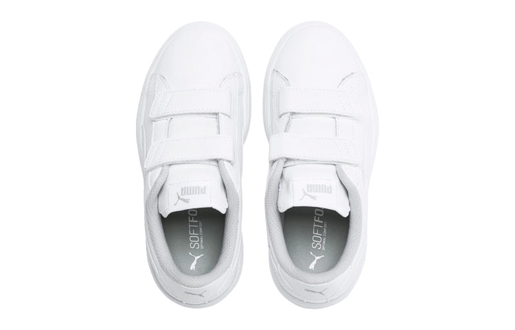 (PS) PUMA Smash v2 Leather 'Triple White' 365173-02