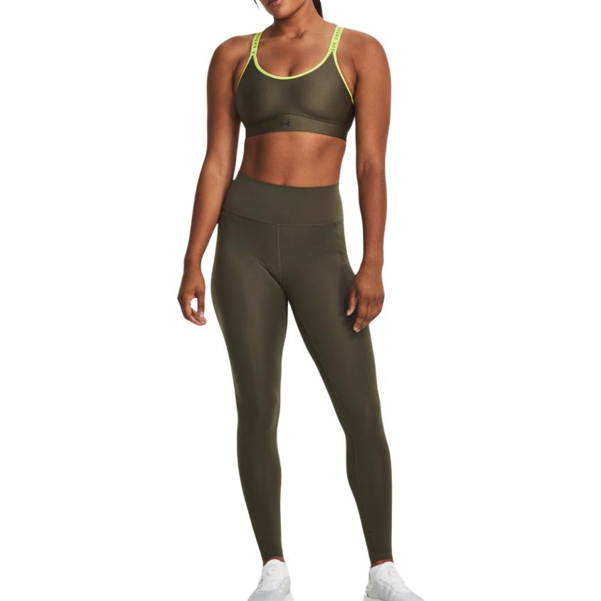 (WMNS) Under Armour Meridian Leggings 'Olive Green' 1382522-390