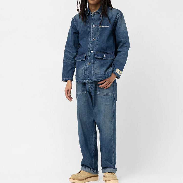 HUMAN MADE Future Past Denim Coverall Jacket 'Indigo' HM25JK023