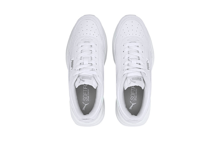 (GS) PUMA Cilia Mode Low Top Running Shoes White 374231-02