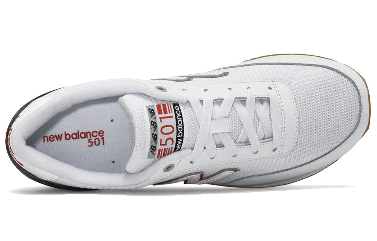 New Balance 501 Ripple Sole 'White Red Black' MZ501AAI