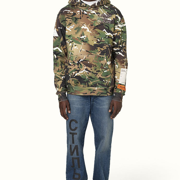 Men's HERON PRESTON X Camouflage Green HMBB010F20JER0085901