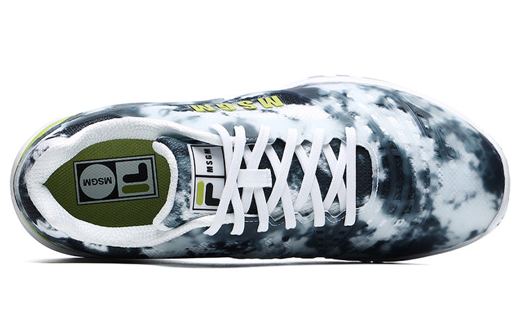 MSGM x FILA Heritage-FHT Low-Top White/Black/Bandhnu A12M122302FWB