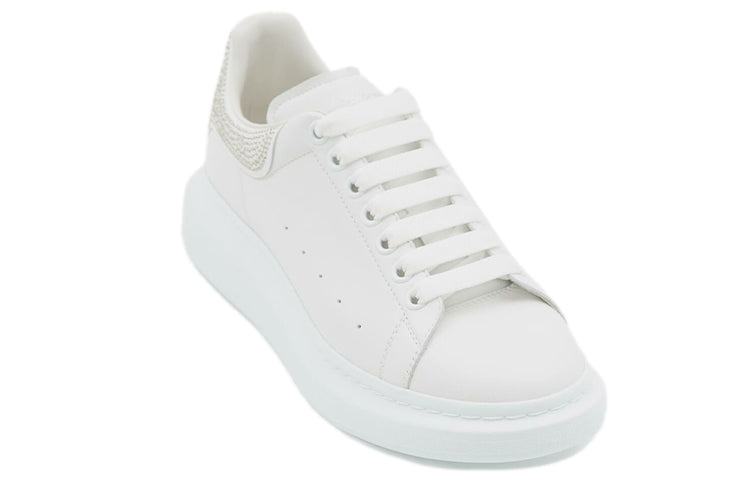 Alexander McQueen Oversized Crystal-embellished Sneakers 'White' 646967WHZ4Y9071