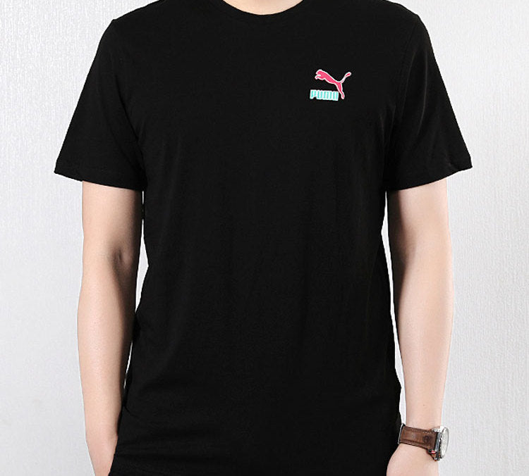PUMA Graphic Logo Tee 'Black' 579124-01