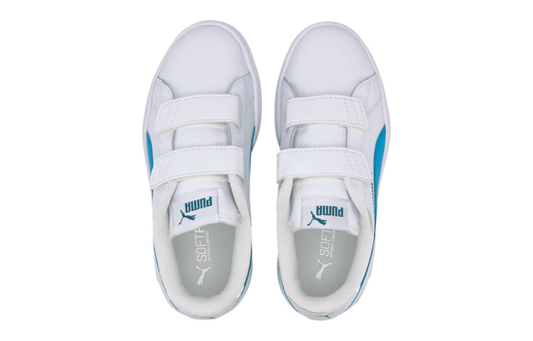 (PS) PUMA Smash v2 Leather 'White Dresden Blue' 365173-21