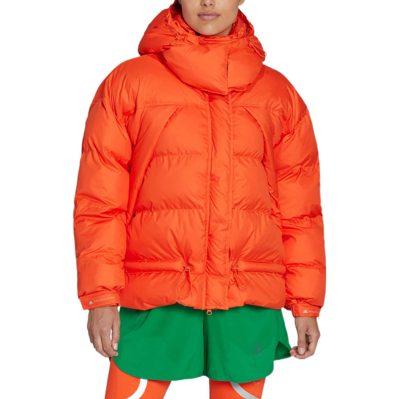 (WMNS) adidas By Stella Mccartney Mid-Length Padded Down Jacket Asia Sizing 'Orange' HI6085