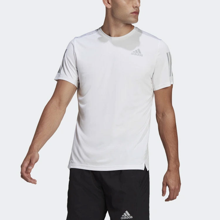 adidas Tennis Training Sports Breathable Quick Dry Casual Short Sleeve White HB7444