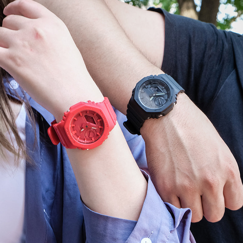 CASIO G-Shock Analog-Digital 'Red' GA-2100-4APR