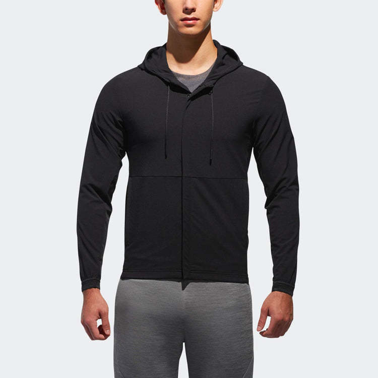 adidas Wo Woven Jk Sports Hooded Jacket Black CV5342