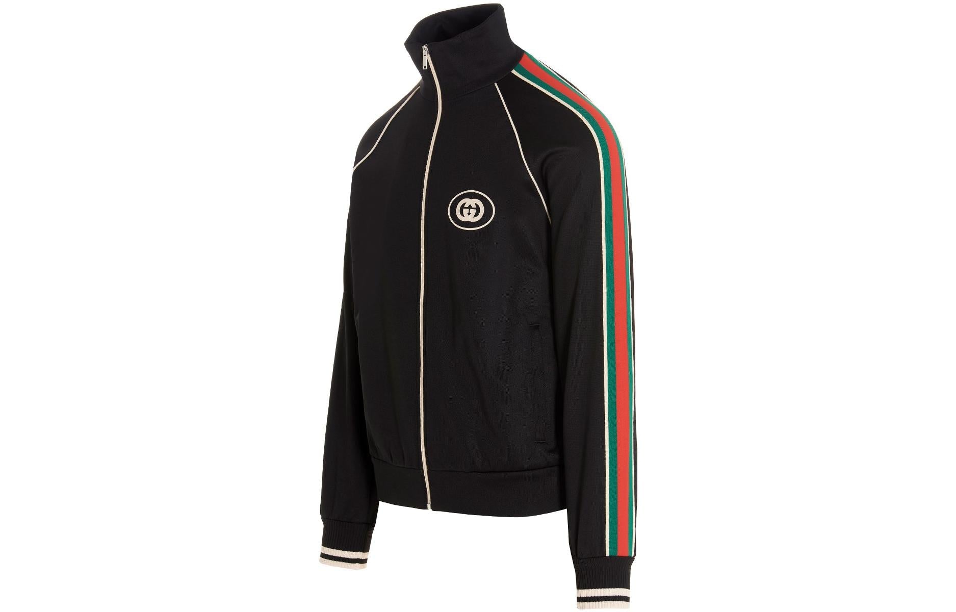 Gucci Technical Jersey Zip Jacket 'Black' 696802-XJEES-1152