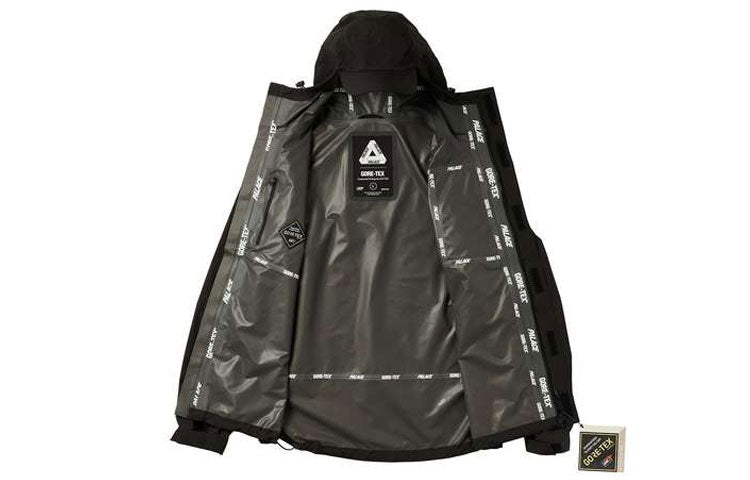 PALACE GORE-TEX P Cap Jacket Micro Mark Casual Hooded Jacket Black P20GT006