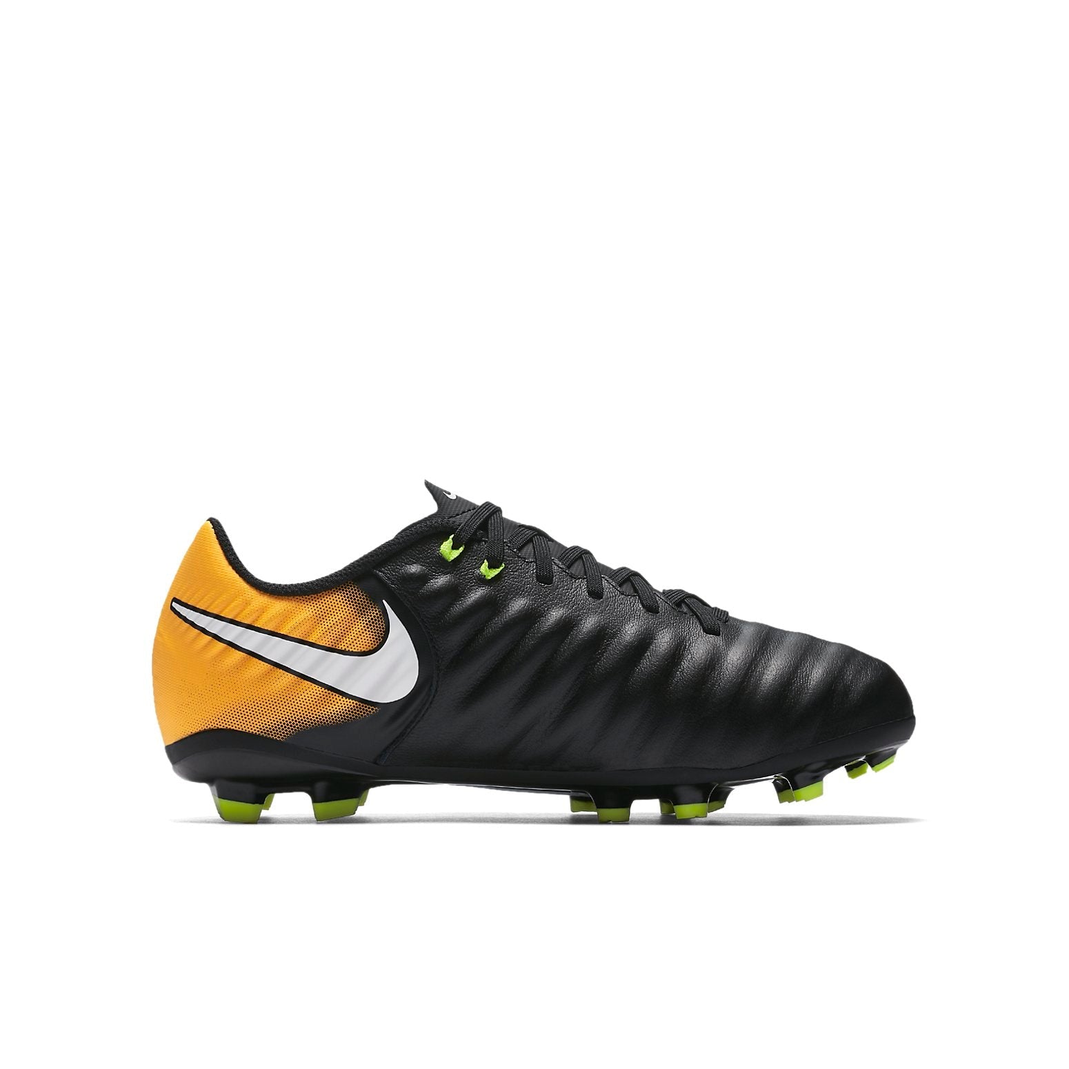 (GS) Nike Tiempo Ligera IV FG 'Black Laser Orange' 897725-008