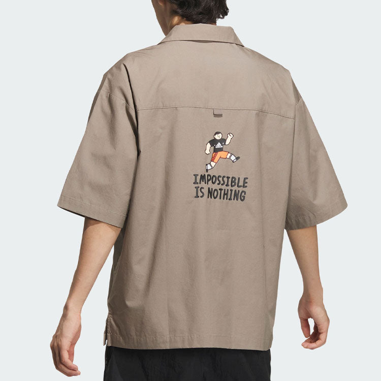 adidas Graphic Shirts 'Brown' IA8099