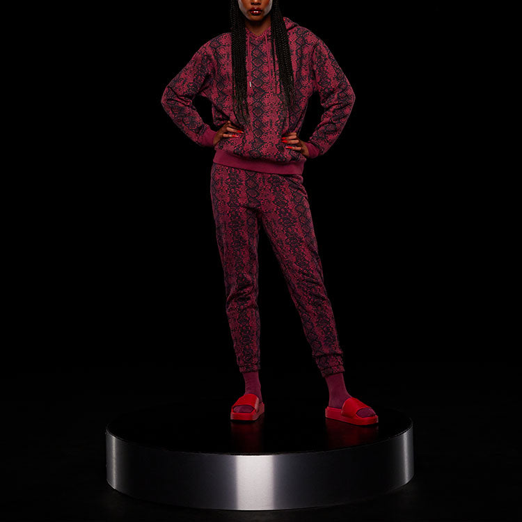 adidas originals x IVY PARK Crossover Casual Printing Hooded Long Sleeves Red HI1975