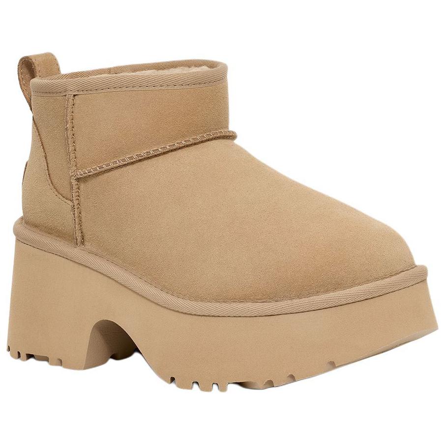 (WMNS) UGG Classic Ultra Mini New Heights 'Mustard Seed' 1158311-MDSD
