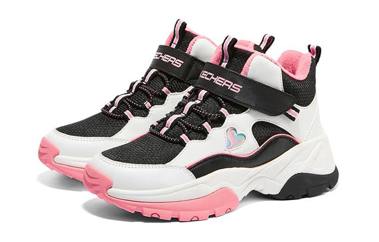(GS) Skechers Kozmiks 'Black White Pink' 302527L-BKWP