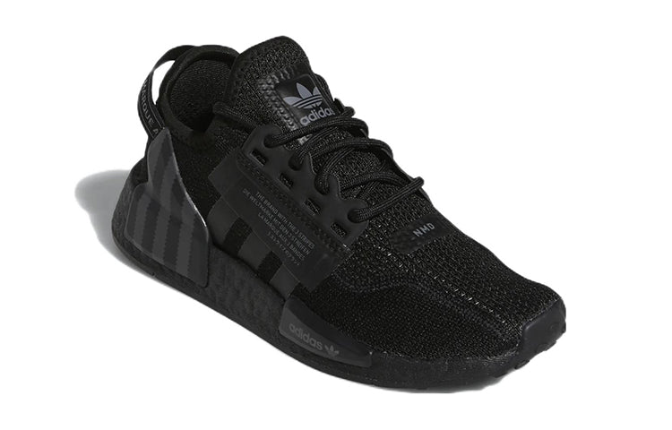(GS) adidas NMD_R1 V2 'Black Grey' FZ6238