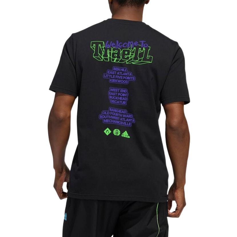 adidas Trae Graphic Tee 'Black' HZ1210