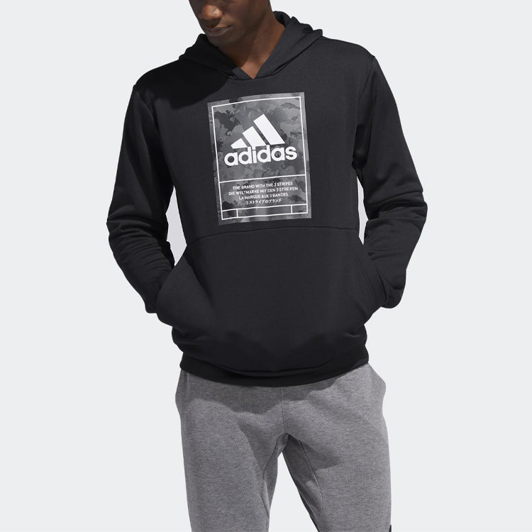 adidas Casual Sports Training Printing Black GE5519