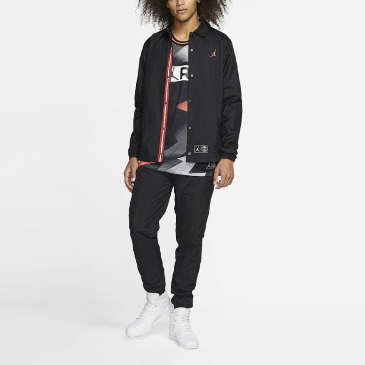 Air Jordan x Paris Saint-Germain Casual Sport Jacket Men's Black BQ4213-011