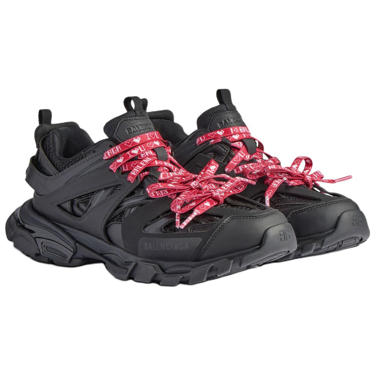 (WMNS) Balenciaga Track 1.0 Sneakers 'Black Red' 542436W3TR51060