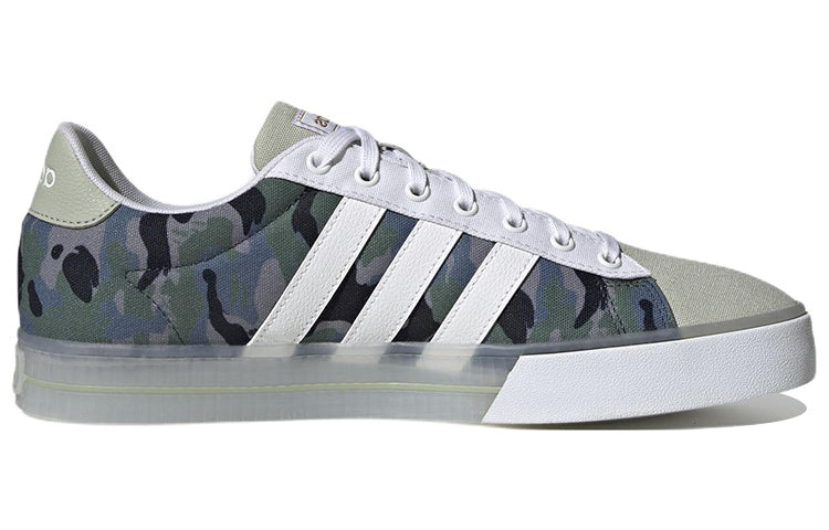 adidas Daily 3.0 'White Halo Green Camo' GY9670