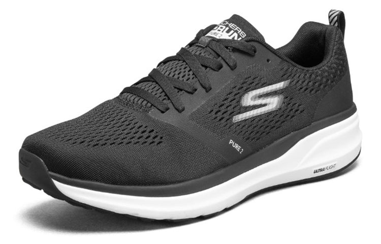 Skechers Pure 2 Low-Top Black/White 220204-BKW