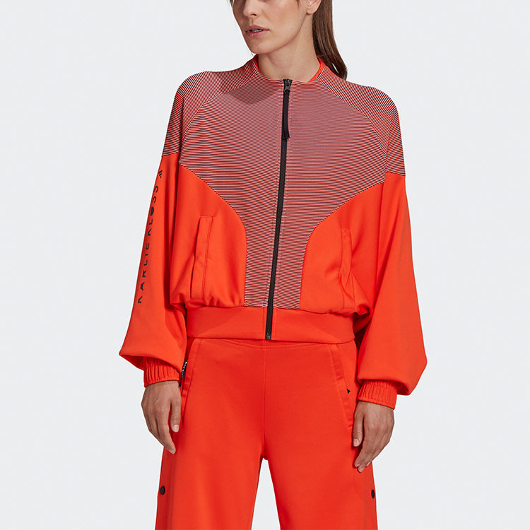 (WMNS) adidas Cover Up Jacket Orange/Yellow/Black GH8222