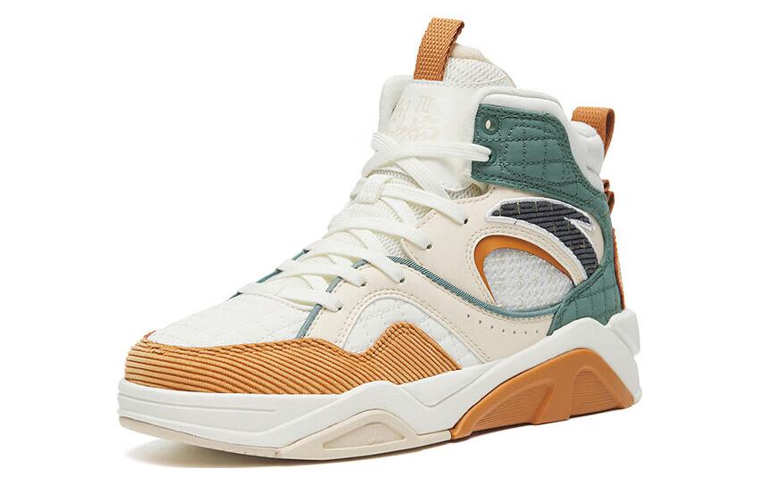 (WMNS) ANTA Flame 3 High 'White Orange Green' 122248088-5