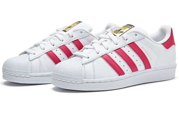 (GS) adidas Superstar J 'White Pink Buzz' B23644