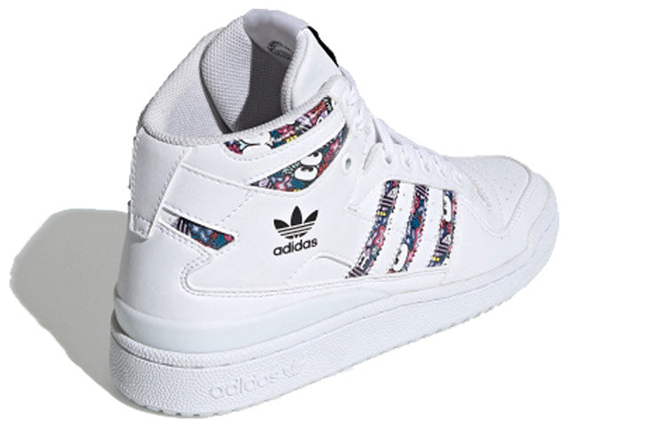 (WMNS) adidas originals FORUM MID 'White Red Purple' FV4532