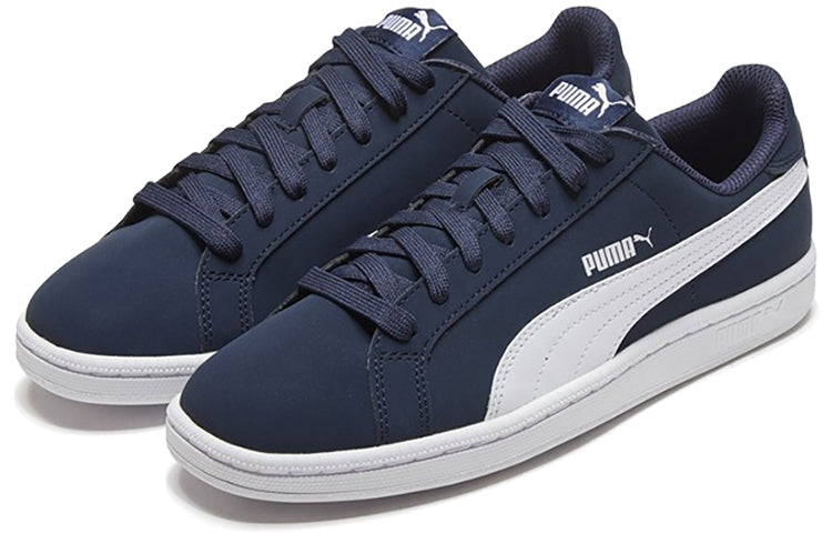 PUMA Smash Buck Blue/White Low Casual Board Shoes 356753-01