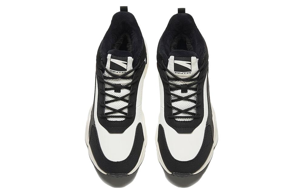 (WMNS) ANTA Life Series Sneakers High 'Black White' 922358984-4