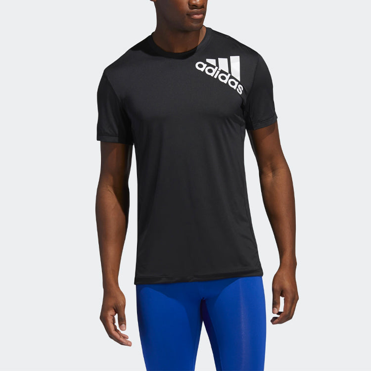 adidas Ask 2 Ftd Bos T Logo Printing Sports Training Short Sleeve Black GH5106