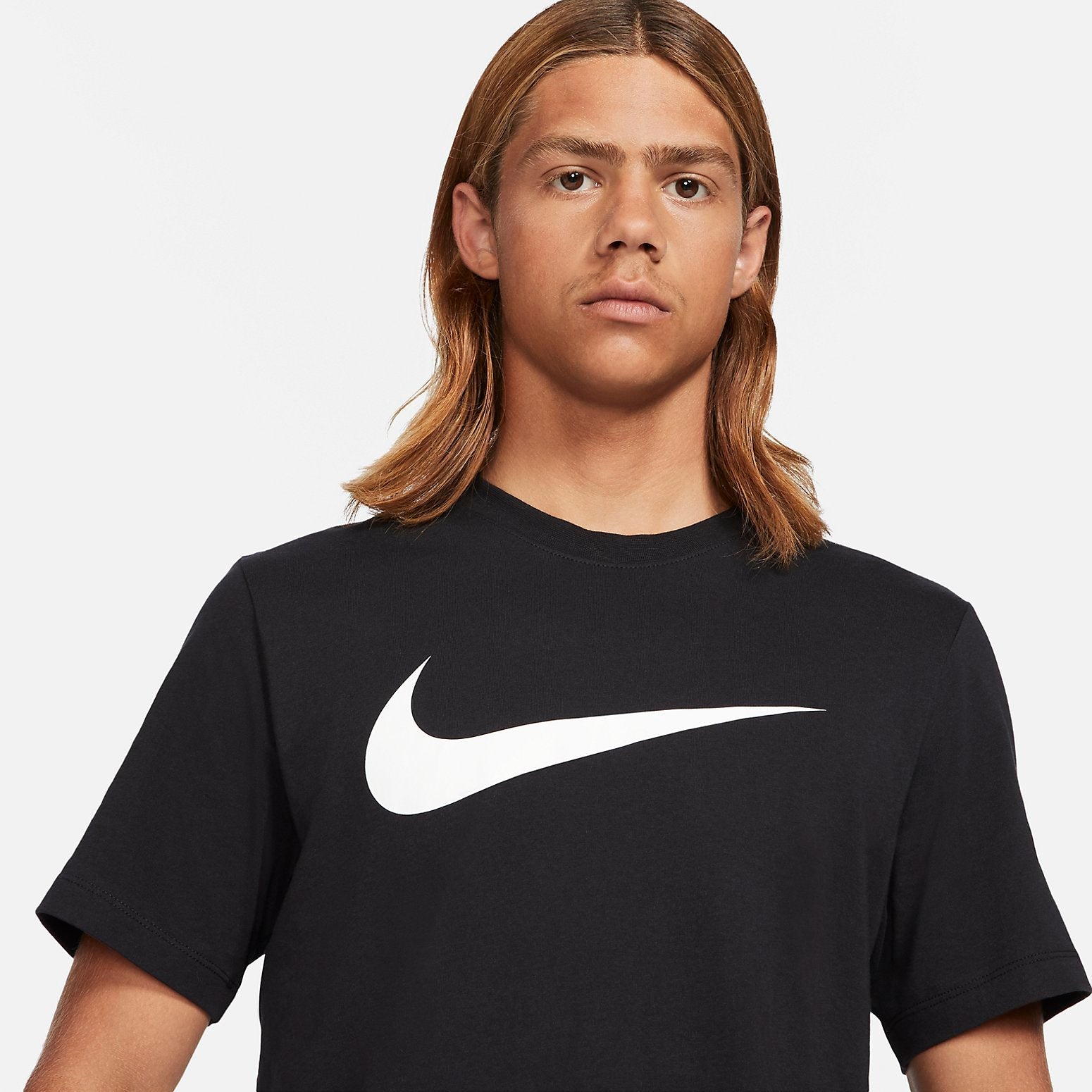 Nike Sportswear Swoosh T-Shirt 'Black' DC5094-010
