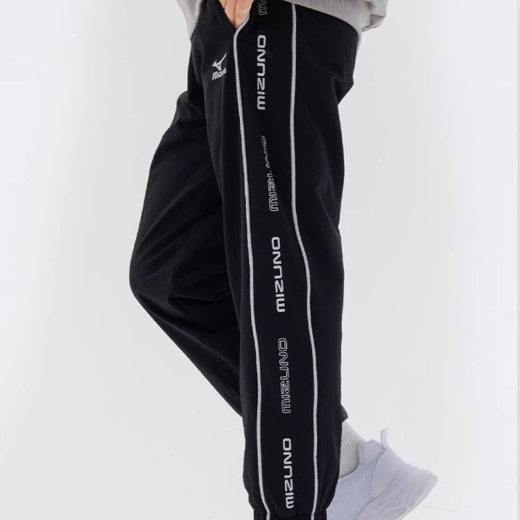 (GS) Mizuno Casual Track Pants 'Black' 32CF2A59